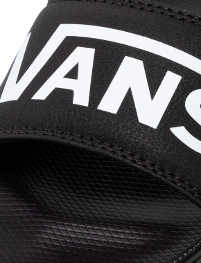 Мужские шлепанцы Vans резиновые черные - фото 5 - Miraton