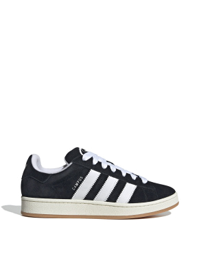 Мужские кеды Adidas Campus 00s замшевые черные - фото 2 - Miraton