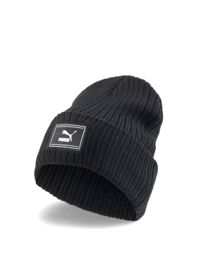 Шапка PUMA CUFF TREND BEANIE чёрная - фото 1 - Miraton