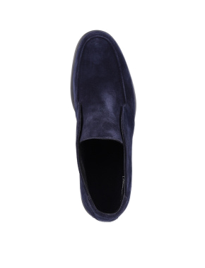 Мужские замшевые ботинки синие - фото 3 - Miraton