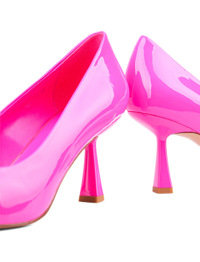 Жіночі туфлі човники MIRATON лакові рожеві - фото 2 - Miraton