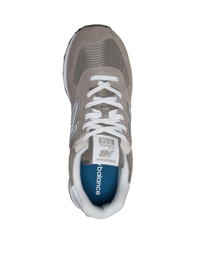 Мужские кроссовки New Balance ML574EVG серые замшевые - фото 3 - Miraton