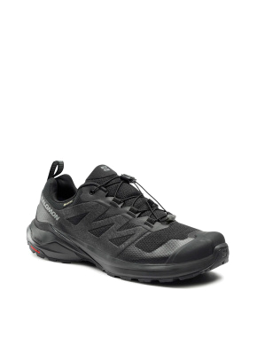 Чоловічі кросівки Salomon X-ADVENTURE GTX Bk/Bk чорні тканинні - фото 2 - Miraton