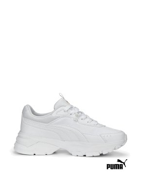 Жіночі кросівки PUMA Cassia Via Sneakers Women зі штучної шкіри білі - фото  - Miraton