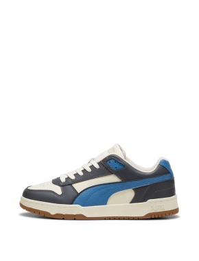 Мужские кеды PUMA RBD Game Low из экокожи синие - фото 1 - Miraton