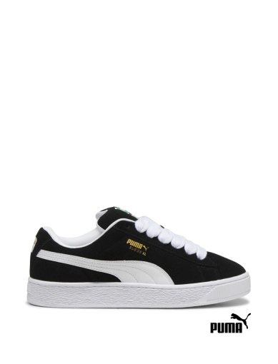 Женские кеды PUMA Suede XL Sneakers замшевые черные фото 1