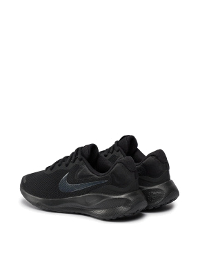 Мужские кроссовки Nike Revolution 7 черные тканевые - фото 3 - Miraton