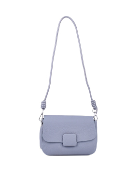 Женская сумка через плечо MIRATON кожаная синяя - фото 1 - Miraton