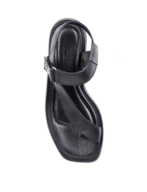 Жіночі сандалі шкіряні чорні - фото 4 - Miraton