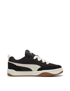 Мужские кеды PUMA Park Lifestyle Street Sneakers кожаные черные - фото 3 - Miraton