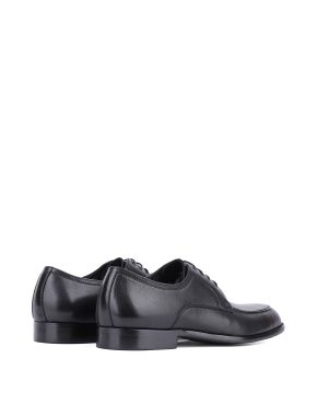 Мужские туфли оксфорды кожаные черные - фото 3 - Miraton