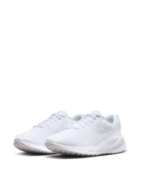 Чоловічі кросівки Nike Revolution 7 тканинні білі - фото 3 - Miraton