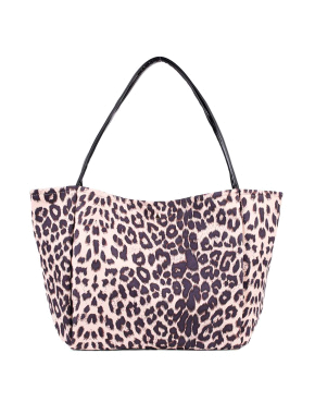 Женская сумка MIRATON тканевая леопардовая с принтом - фото 3 - Miraton
