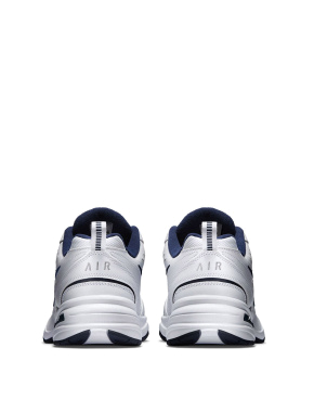 Мужские кроссовки Nike AIR MONARCH IV из экокожи белые - фото 4 - Miraton