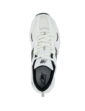 Мужские кроссовки New Balance MR530EWB белые из искусственной кожи - фото 4 - Miraton