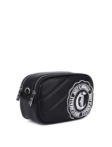 Женская сумка camera bag Just Cavalli из экокожи черная фото 1