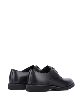 Мужские туфли оксфорды кожаные черные - фото 3 - Miraton