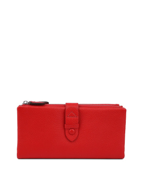 Жіночий гаманець MIRATON шкіряний червоний - фото 1 - Miraton