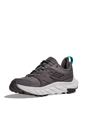 Мужские кроссовки Hoka ONE ONE Anacapa Breeze Low кожаные серые - фото 4 - Miraton