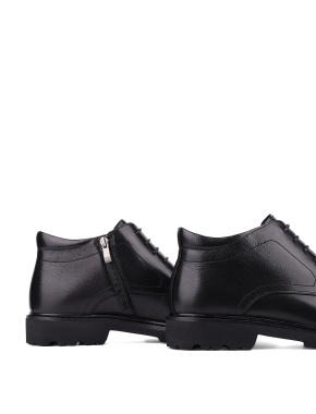 Мужские кожаные ботинки с натуральным мехом - фото 5 - Miraton
