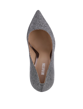 Жіночі туфлі Miraton срібні - фото 5 - Miraton