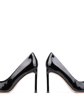 Жіночі туфлі-човники MiaMay лакові чорні - фото 2 - Miraton