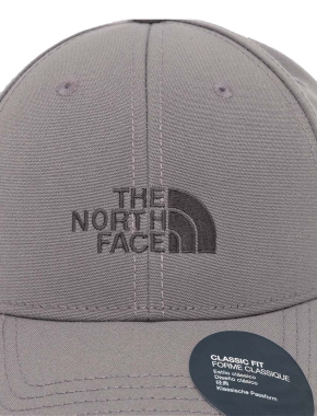 Мужская кепка North Face Recycled 66 Classic hat тканевая серая - фото 2 - Miraton