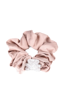 Жіноча резинка MIRATON тканинна рожева - фото  - Miraton