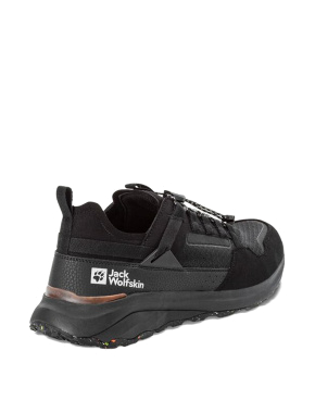 Мужские кроссовки Jack Wolfskin Dromoventure Athletic Low тканевые черные - фото 4 - Miraton