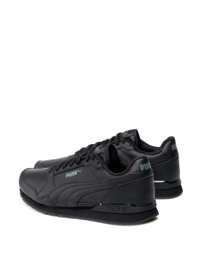 Мужские кроссовки PUMA ST Runner v3 L из экокожи черные - фото 3 - Miraton