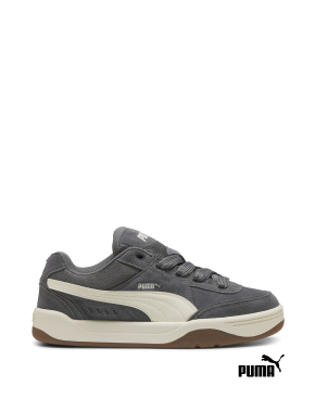 Чоловічі кеди PUMA Park Lifestyle SK8 Suede Sneakers замшеві сірі - фото 1 - Miraton