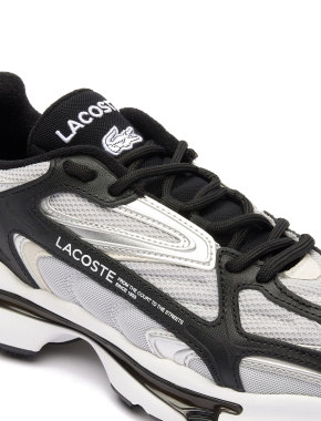 Чоловічі кросівки Lacoste L003 чорні тканинні - фото 6 - Miraton