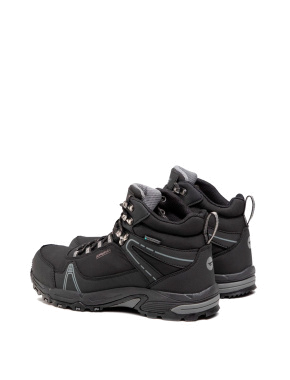 Мужские ботинки треккинговые тканевые черные - фото 4 - Miraton