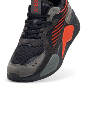 Чоловічі кросівки PUMA RS-X шкіряні чорні - фото 6 - Miraton