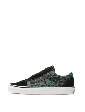 Мужские кеды Vans Old Skool Classic тканевые черные - фото 5 - Miraton