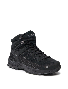 Мужские ботинки CMP RIGEL LOW TREKKING SHOES WP замшевые черные - фото 2 - Miraton
