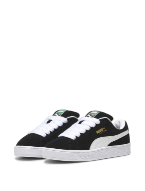 Женские кеды PUMA Suede XL Sneakers замшевые черные - фото 2 - Miraton