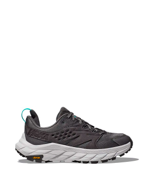 Мужские кроссовки Hoka ONE ONE Anacapa Breeze Low кожаные серые - фото 1 - Miraton