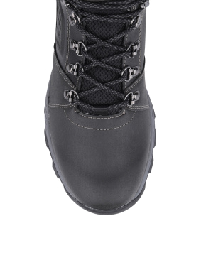 Мужские осенние черные ботинки - фото 4 - Miraton