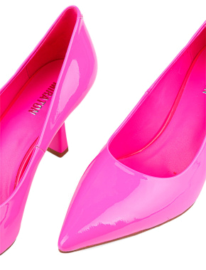 Жіночі туфлі човники MIRATON лакові рожеві - фото 5 - Miraton