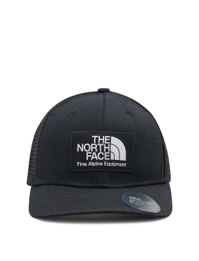 Чоловіча кепка North Face Mudder Trucker тканинна чорна - фото 2 - Miraton