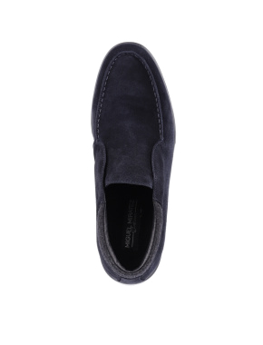 Чоловічі замшеві черевики сині - фото 5 - Miraton
