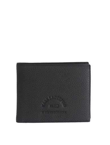 Чоловічий гаманець Karl Lagerfeld з екошкіри чорний фото 1