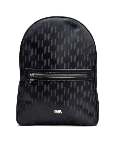Чоловічий рюкзак Karl Lagerfeld тканинний чорний фото 1