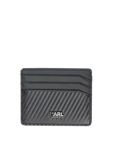 Чоловічий гаманець Karl Lagerfeld з екошкіри чорний - фото  - Miraton